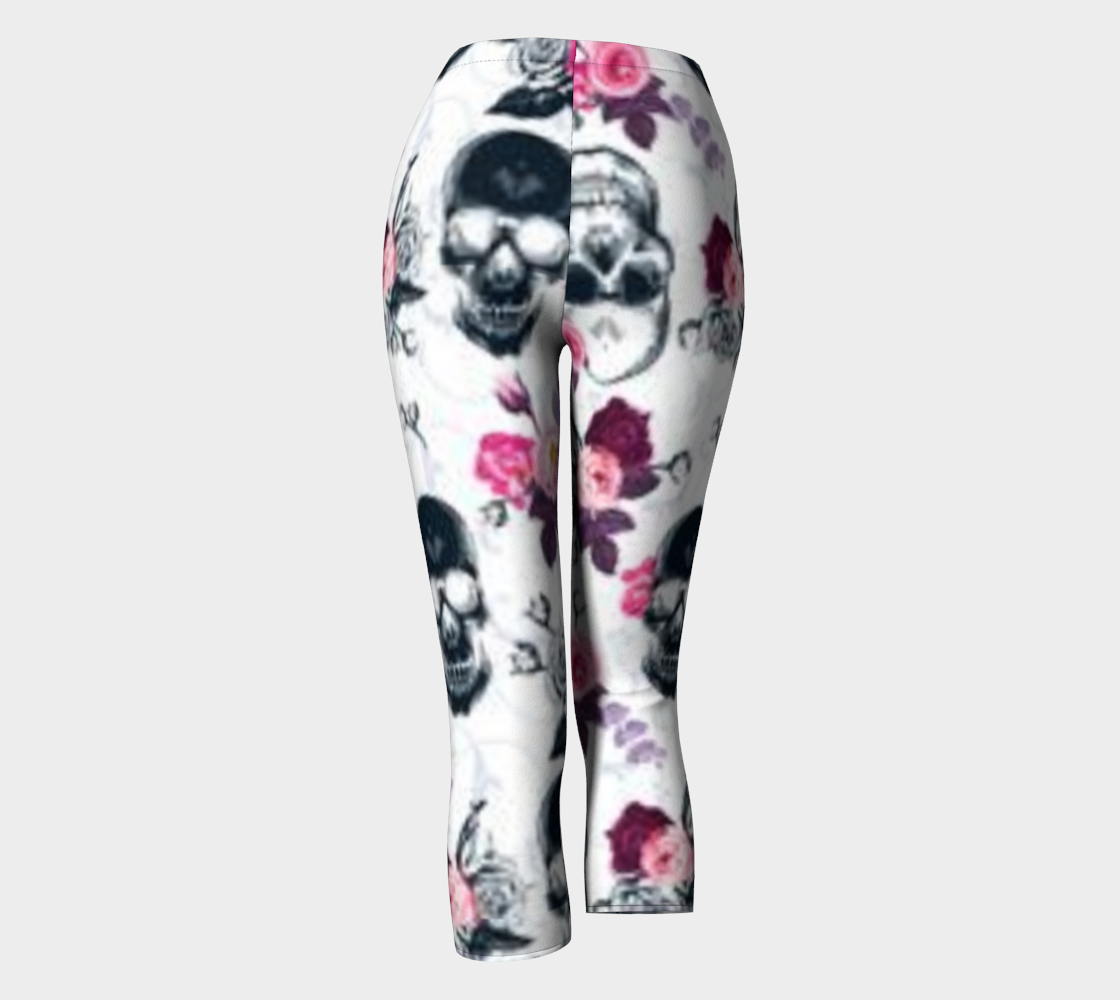 Day of the Dead Capri Leggings