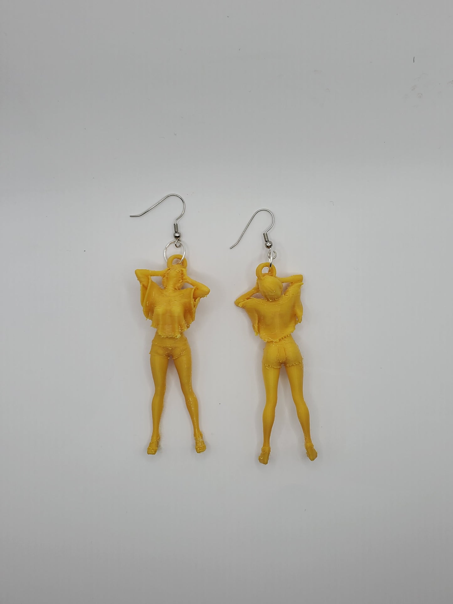 Sassy Rapt Lady 3D printed earrings