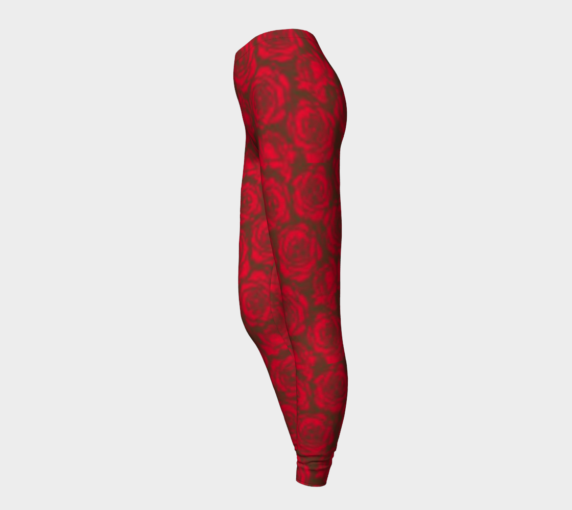 Red Rose Leggings