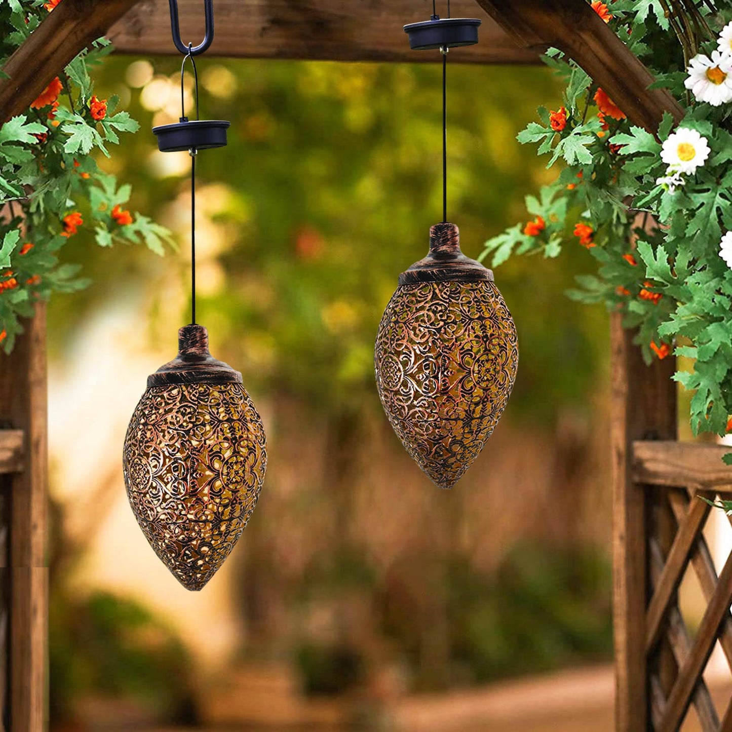 Solar Light LED Hanging Outdoor Fairy Light