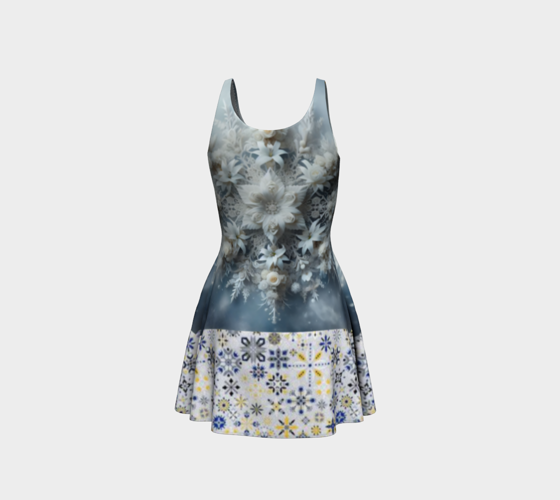 Floral Snowflake Dress