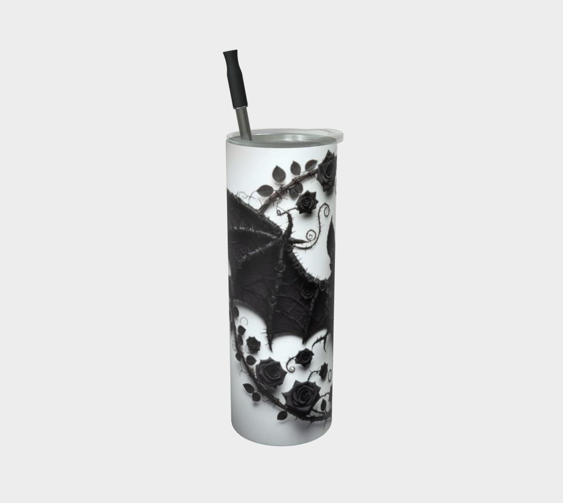 Rose Bat Tumbler
