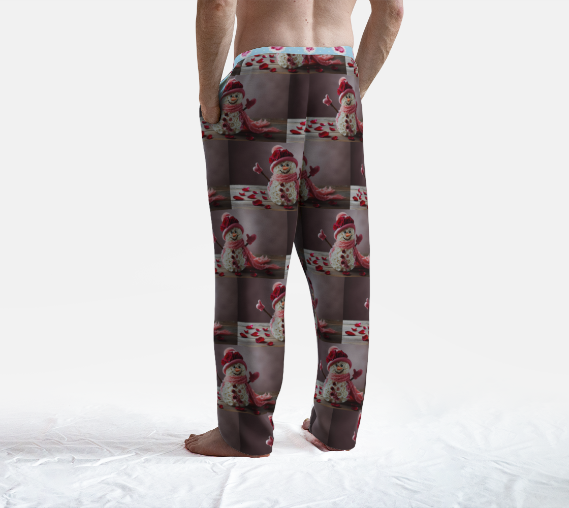 Floral Snowman Lounge Pant