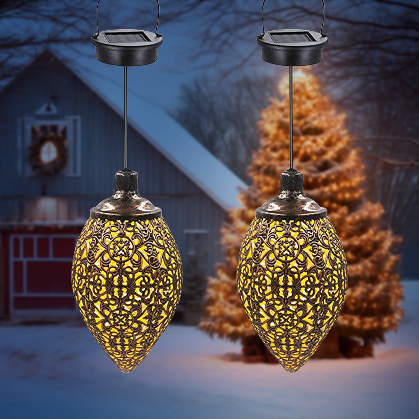 Solar Light LED Hanging Outdoor Fairy Light