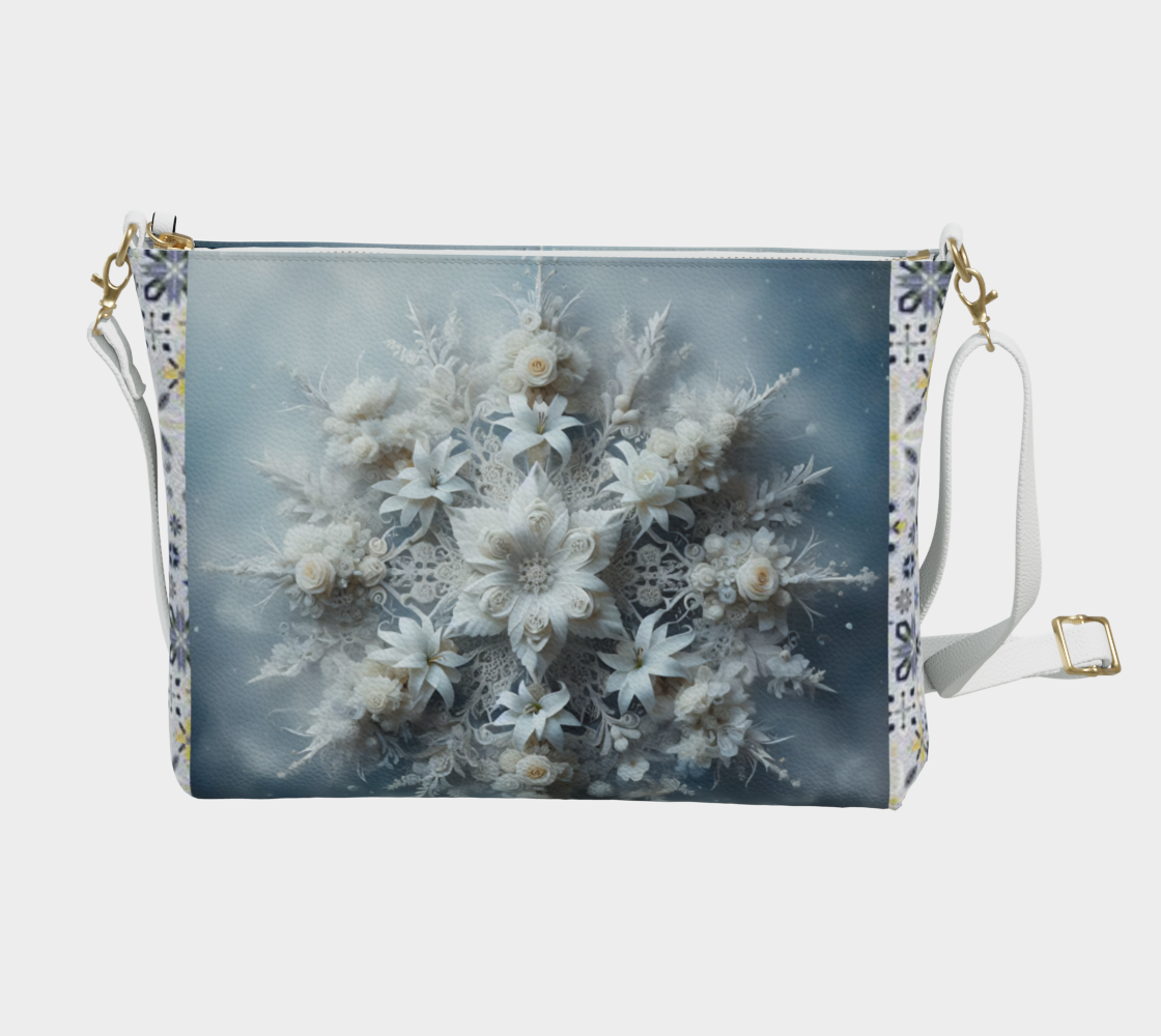 Floral Snowflake Crossbody