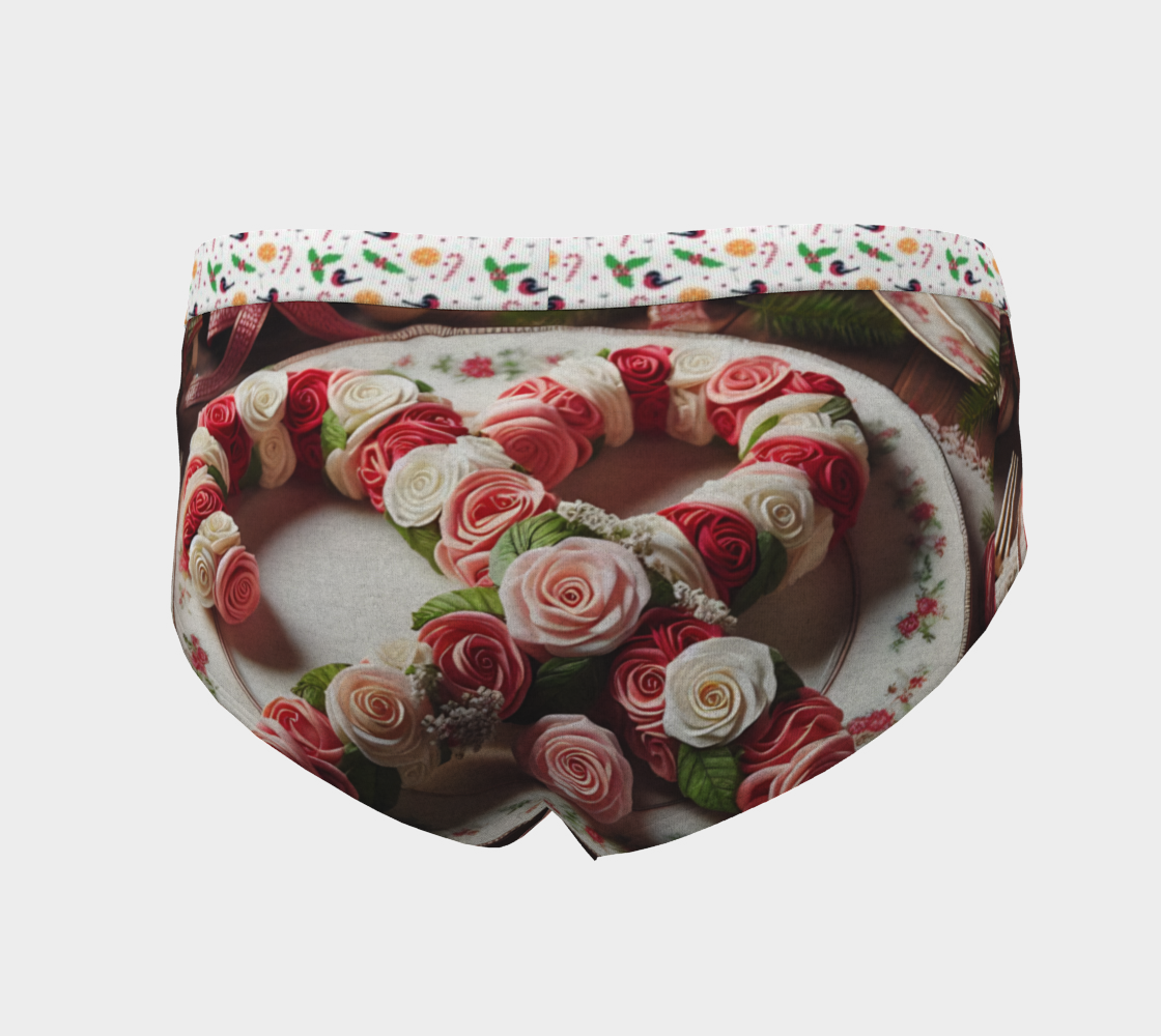 Candy Cane Rose Brief