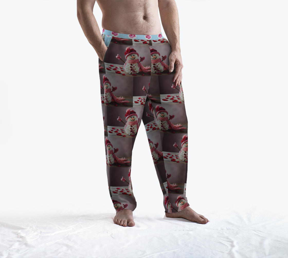 Floral Snowman Lounge Pant