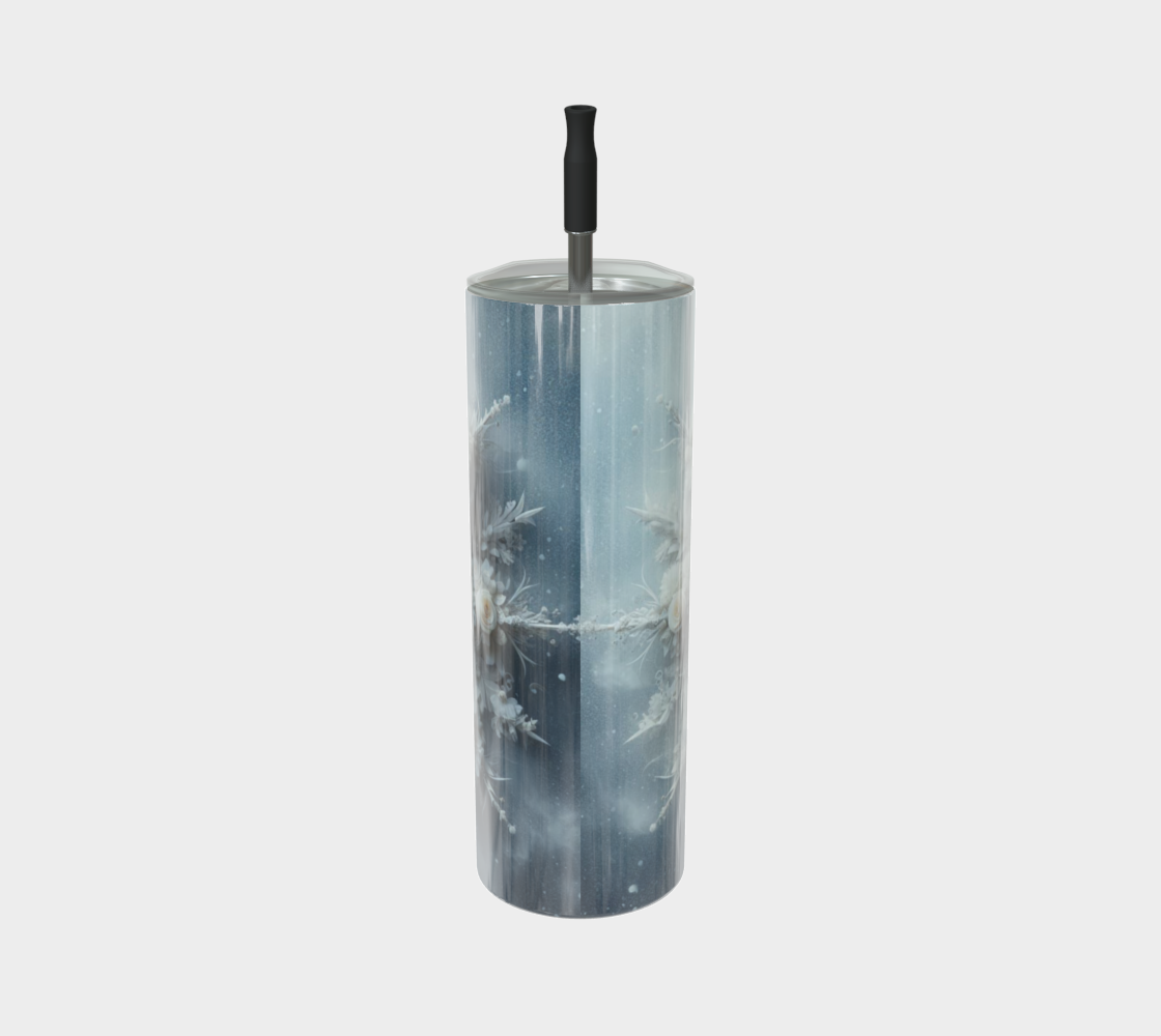 Floral Snowflake Tumbler