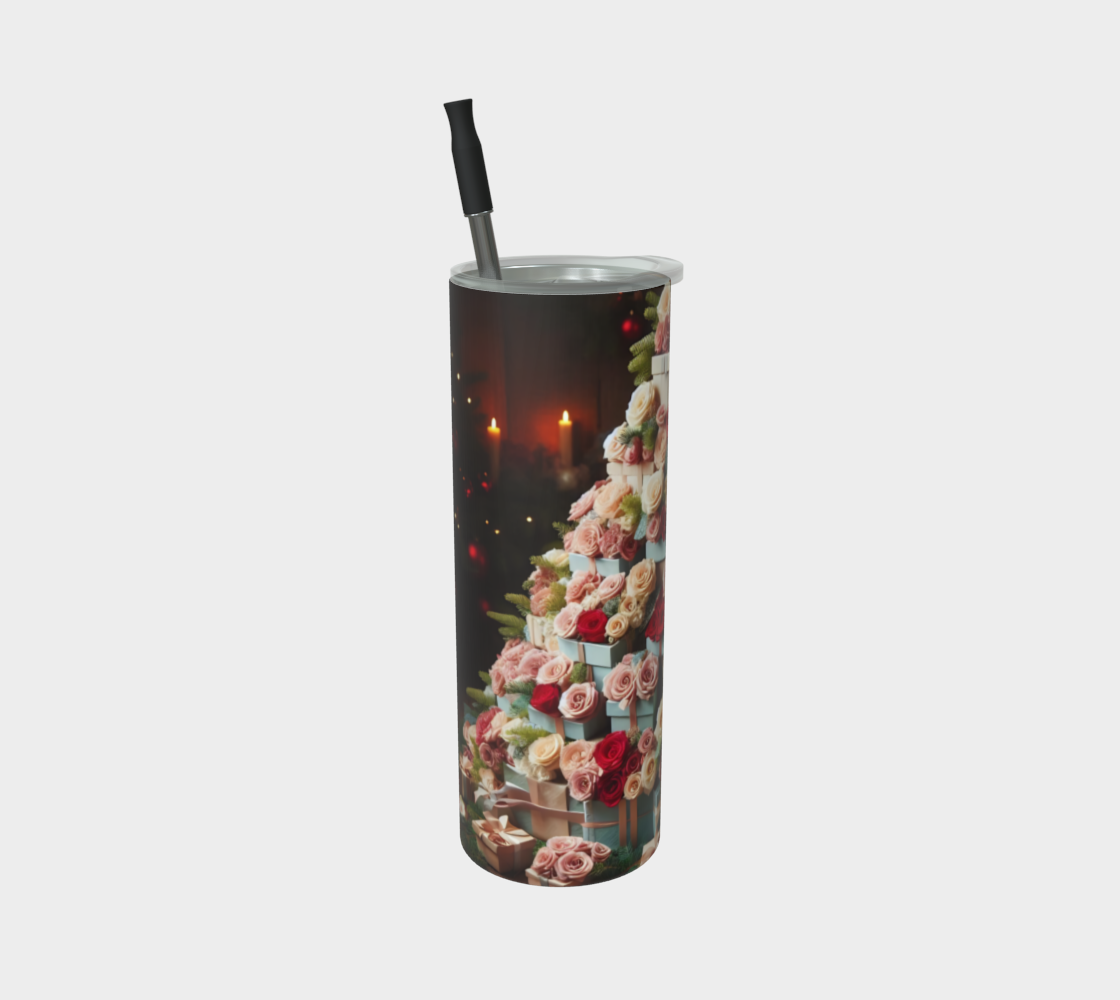 Floral Tannenbaum Tumbler