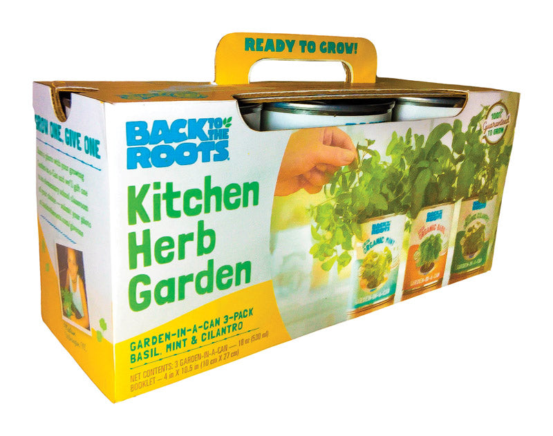 Back to the Roots Kitchen Herb Garden Grow Kit for Full Sun
