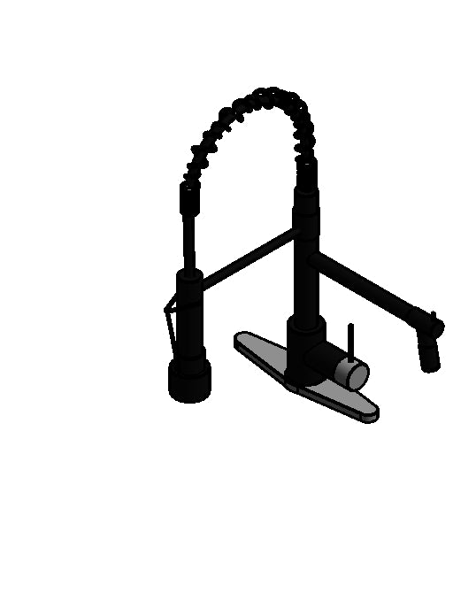 LED Pull Faucet - Revit Family File