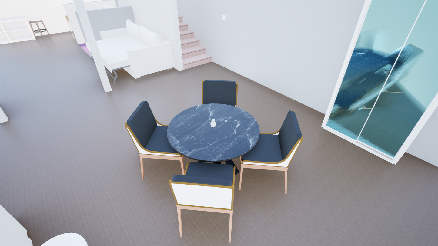Angled Leg Table - Revit Family File