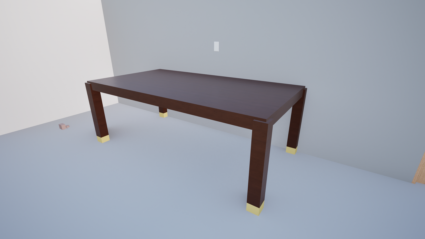 Brass Tipped Table - Revit Family File