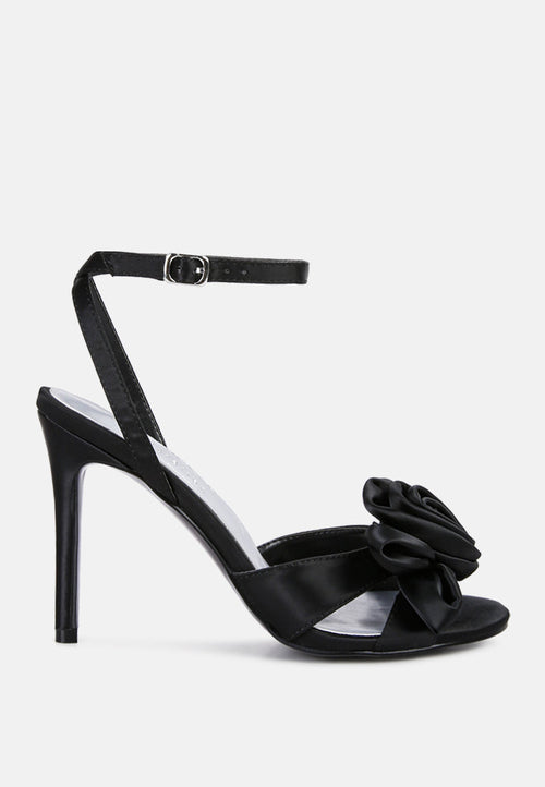 Chaumet Rose Bow Sandals