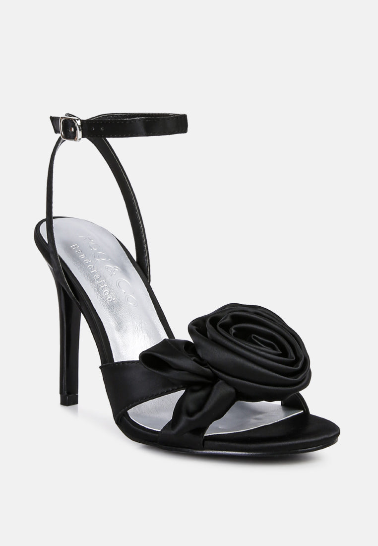 Chaumet Rose Bow Sandals