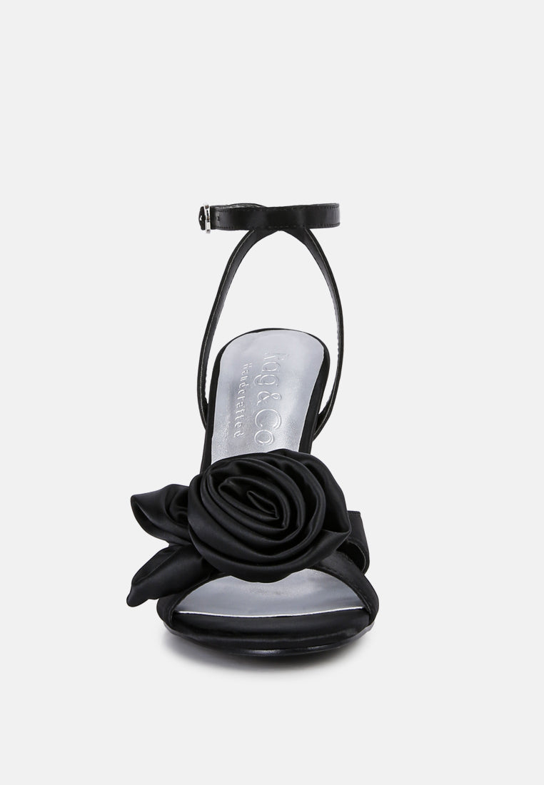 Chaumet Rose Bow Sandals