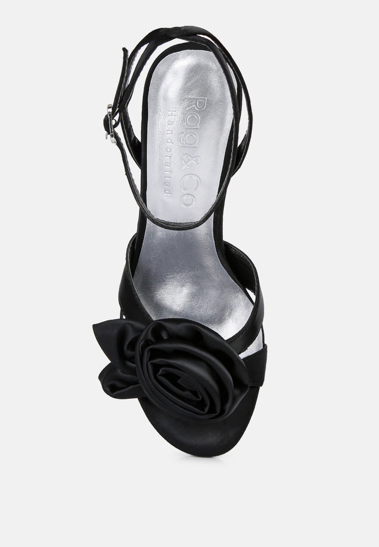 Chaumet Rose Bow Sandals