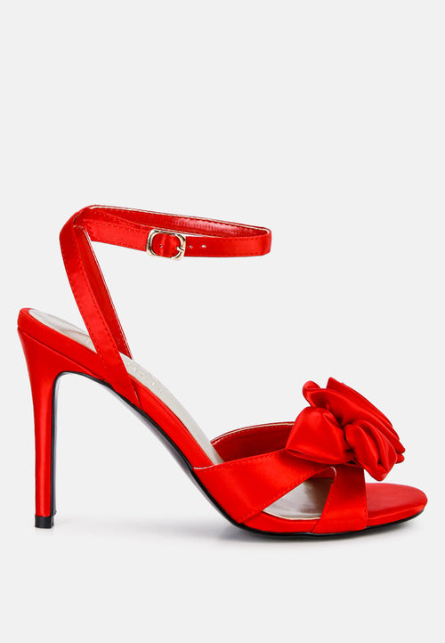 Chaumet Rose Bow Sandals