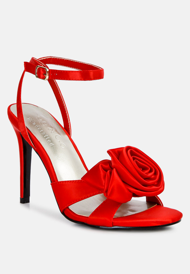 Chaumet Rose Bow Sandals