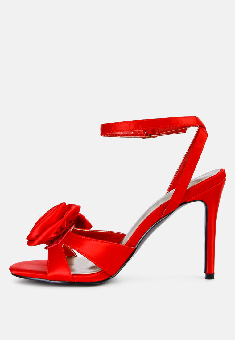 Chaumet Rose Bow Sandals