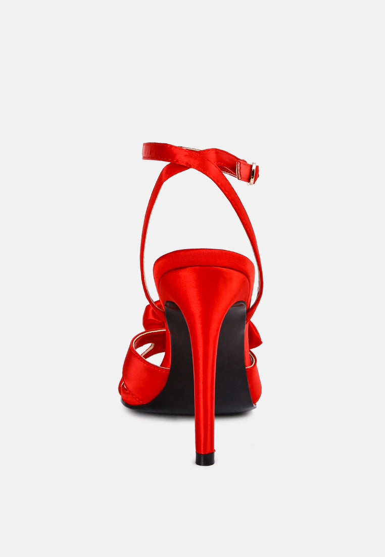 Chaumet Rose Bow Sandals
