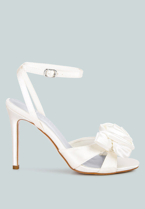 Chaumet Rose Bow Sandals
