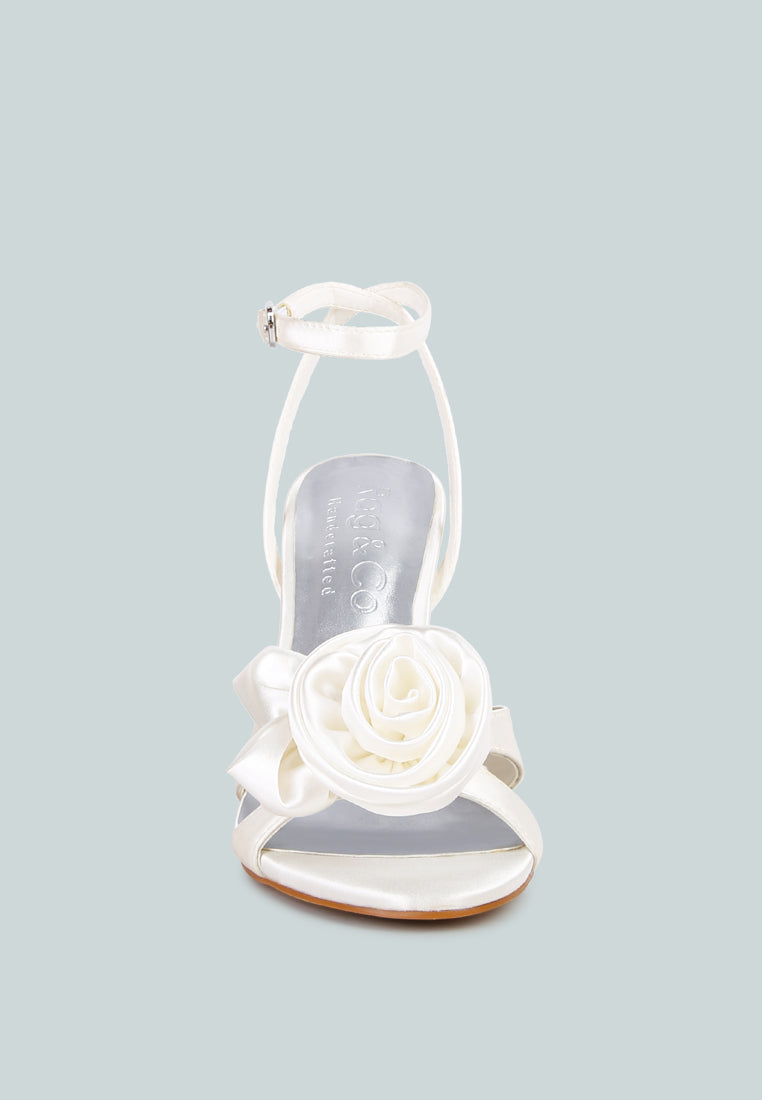 Chaumet Rose Bow Sandals
