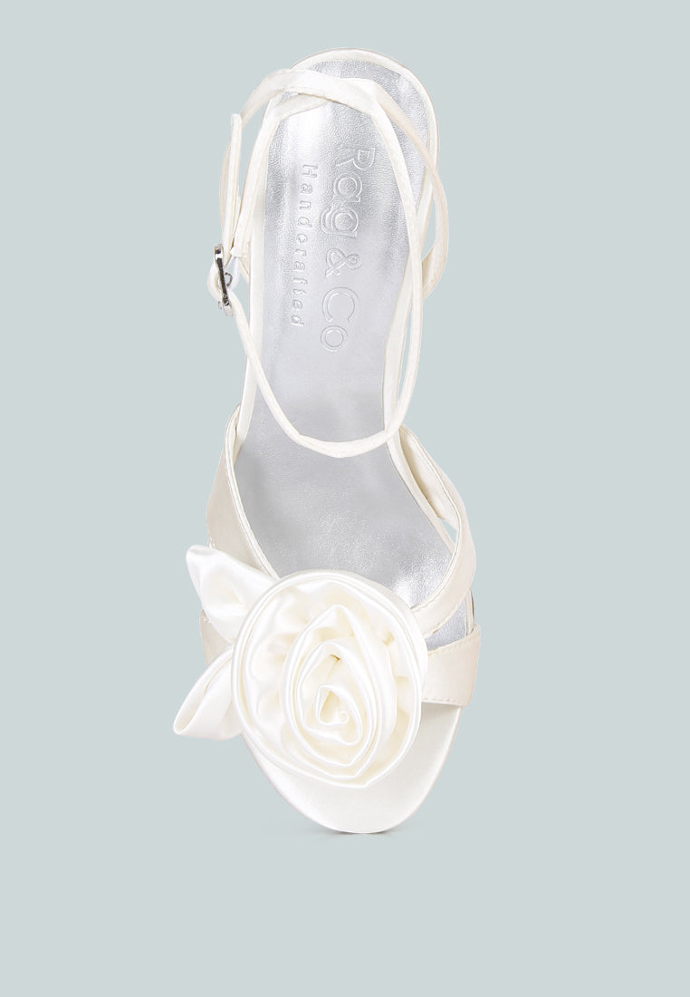 Chaumet Rose Bow Sandals