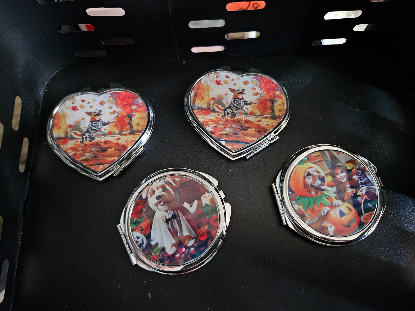 Halloween themed compacts