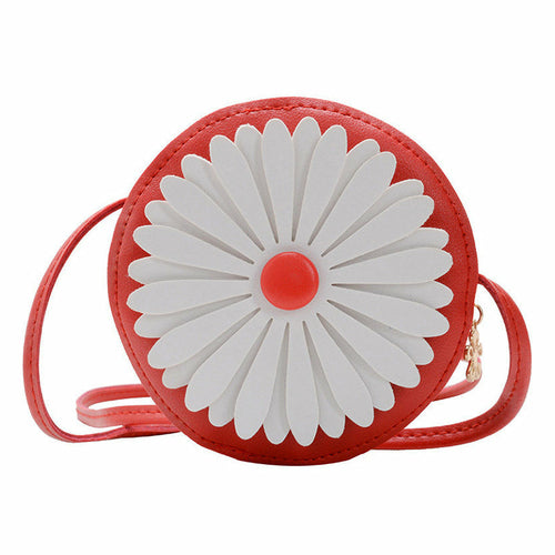 Girls Color-blocking Flower Bag