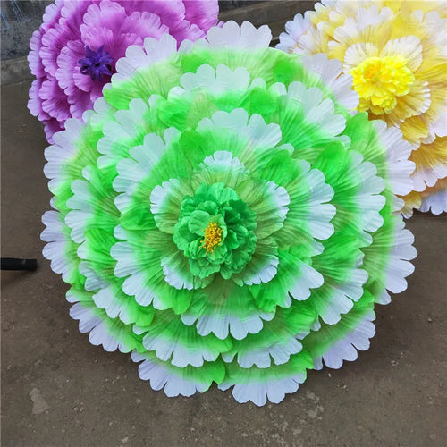 Retro Chinese Peony Flower Umbrella