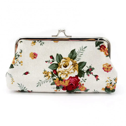 Rose Themed Coin Purse