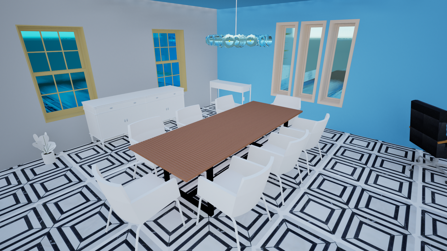 Slat Top Table - Revit Family File