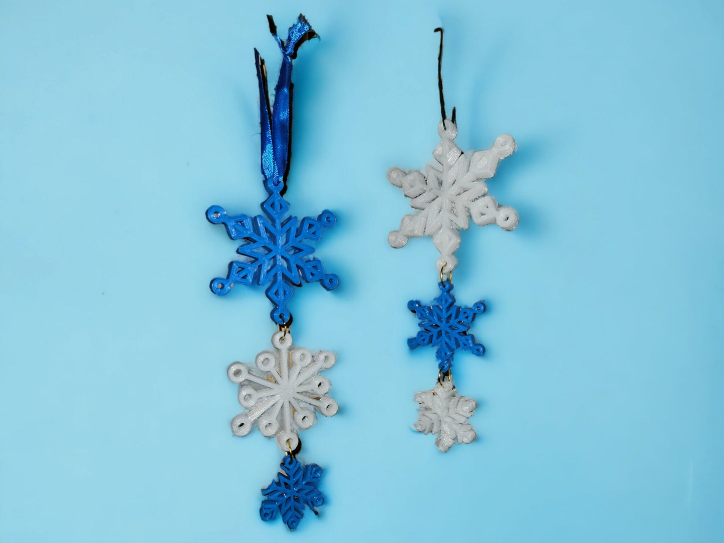 3D Printed Snowflake Ornaments