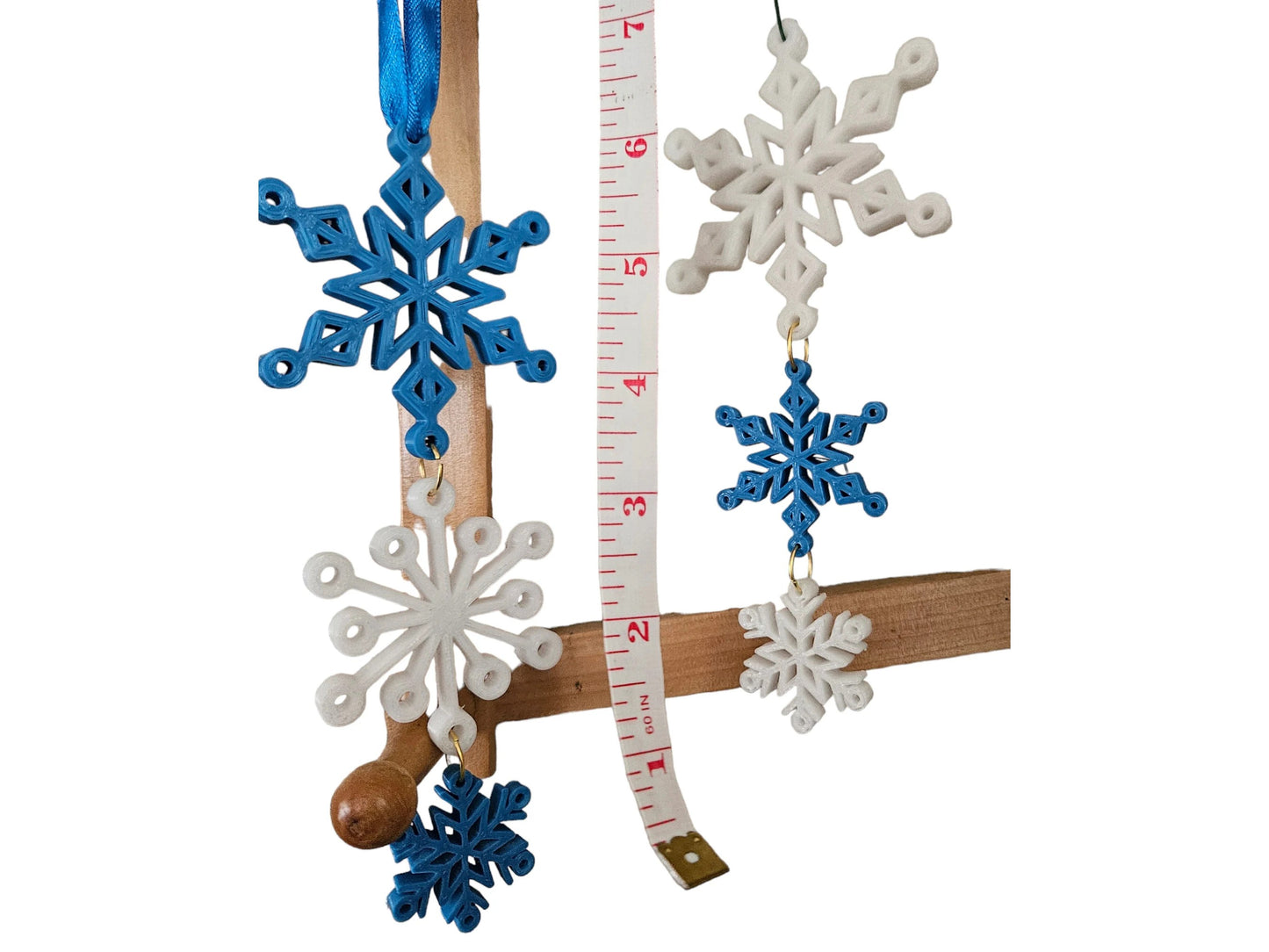 3D Printed Snowflake Ornaments