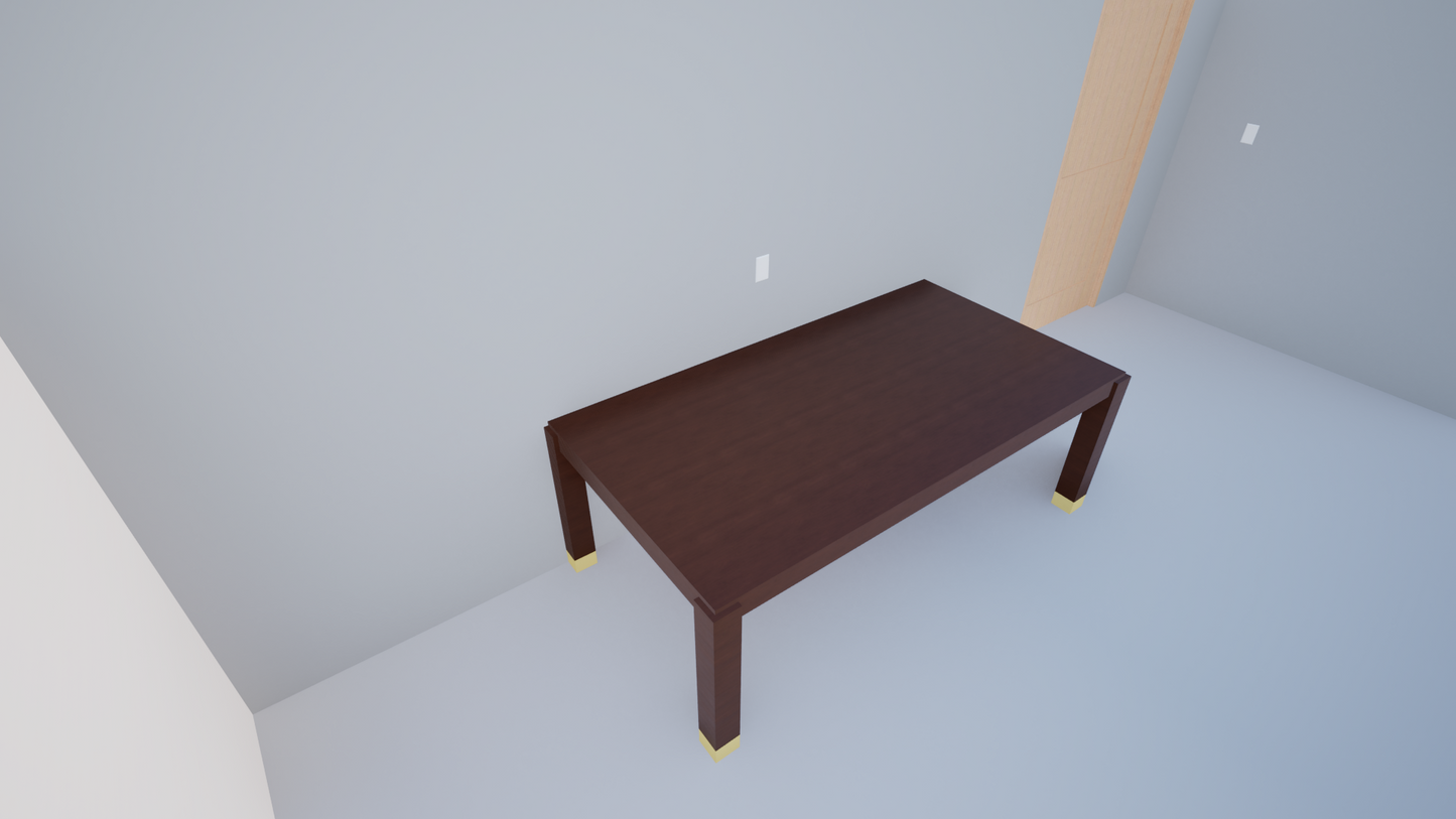 Brass Tipped Table - Revit Family File
