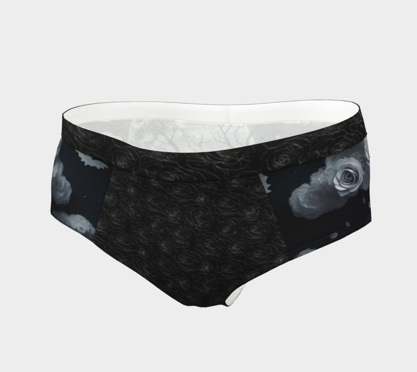 Rose White Ghost Panties