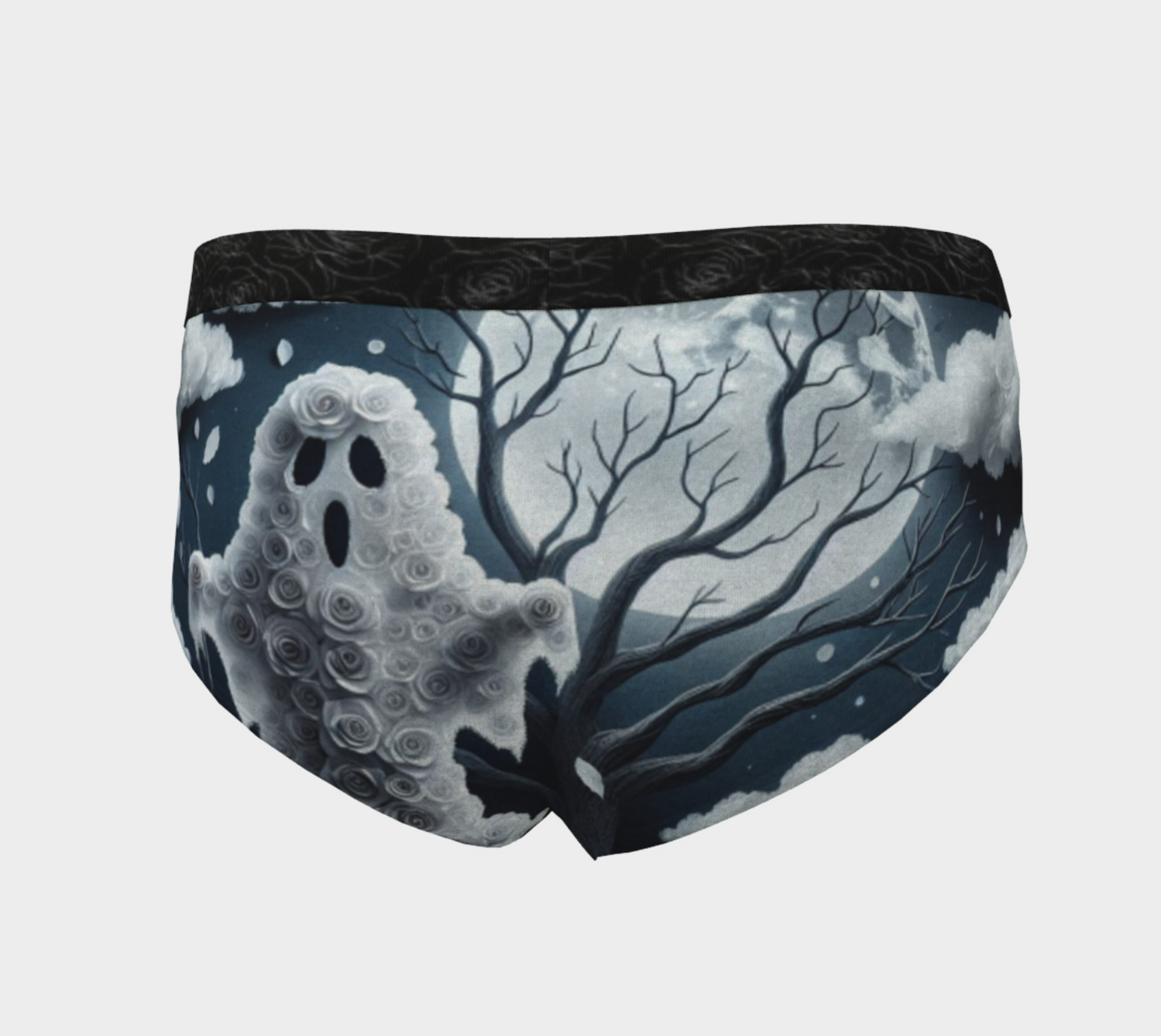 Rose White Ghost Panties
