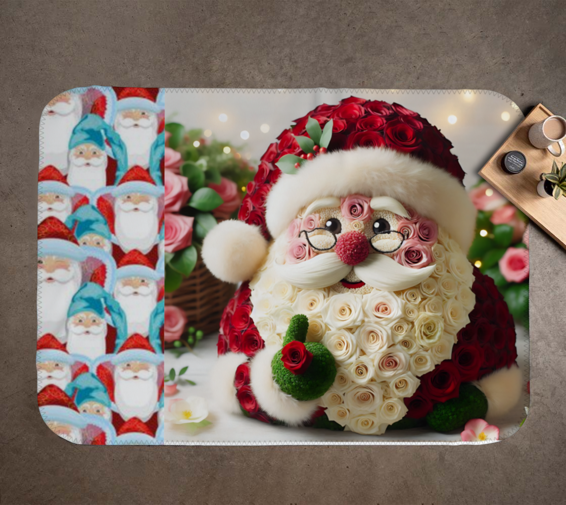 Rosy Santa Blanket