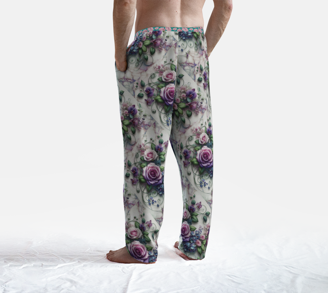 Pink and Purple Rose Lounge Pants