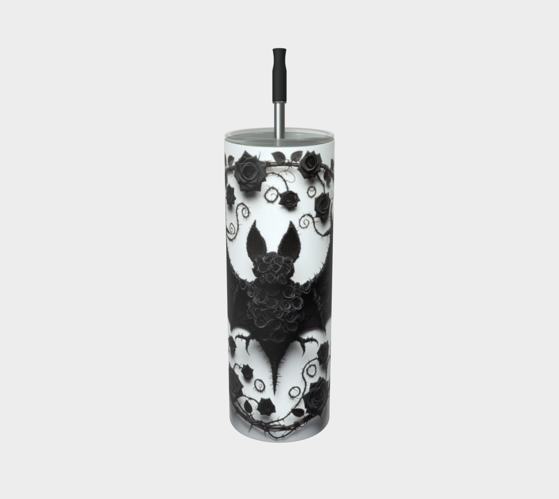 Rose Bat Tumbler