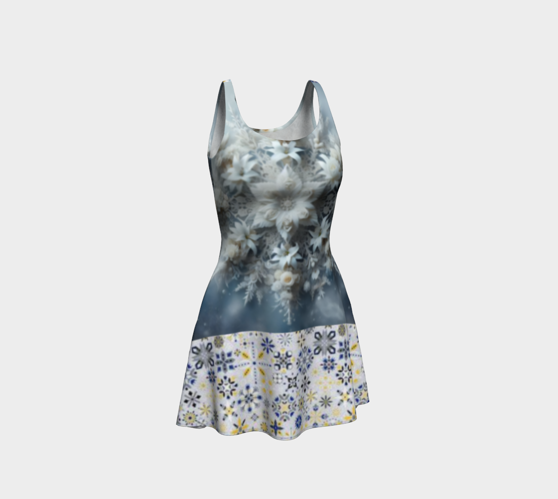 Floral Snowflake Dress