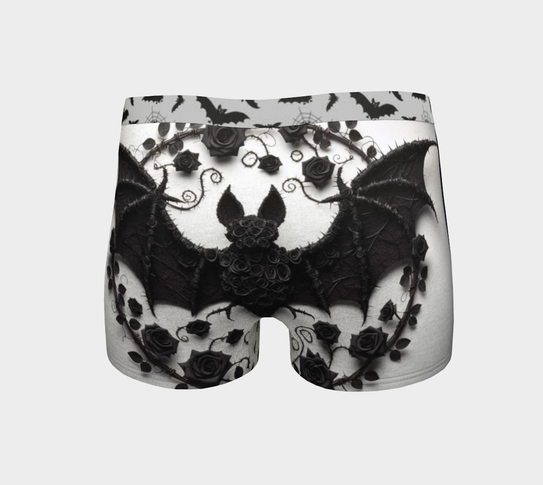 Black Rose Bat Boy shorts