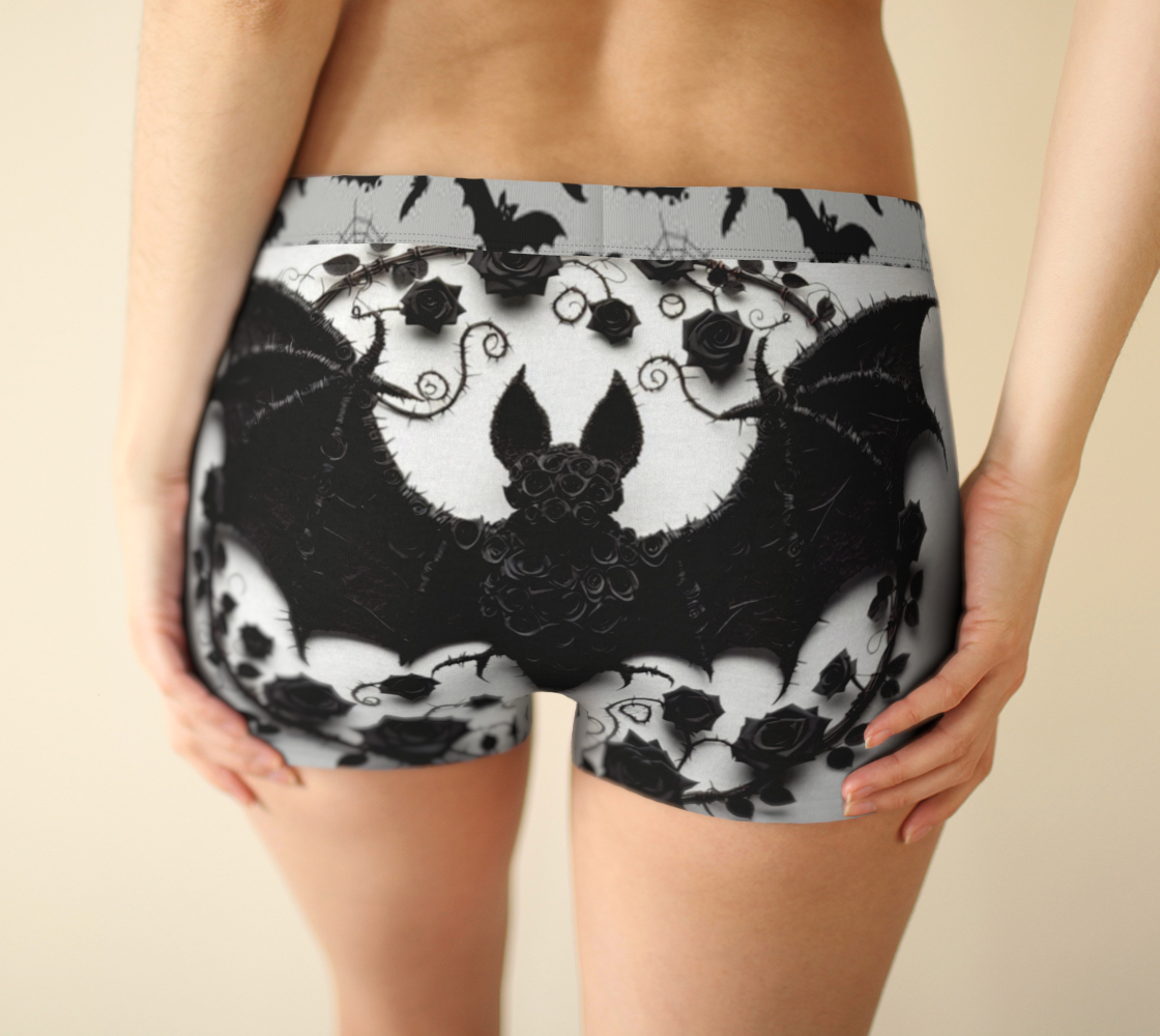 Black Rose Bat Boy shorts
