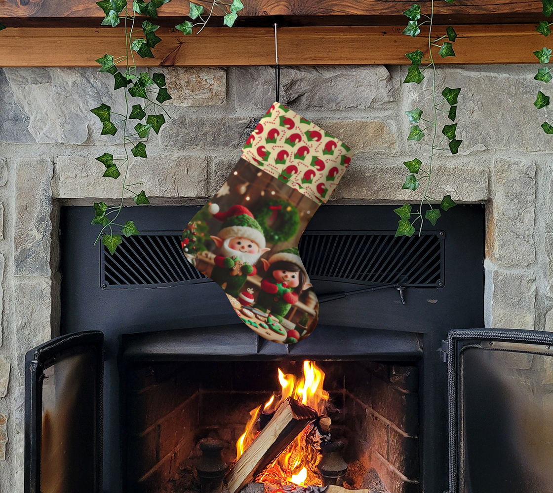 Happy Elves Stocking