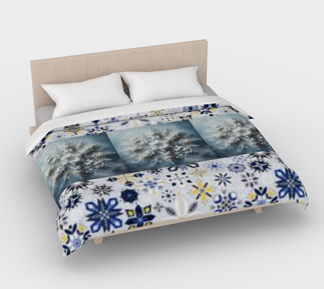 Floral Snowflake Bedspread