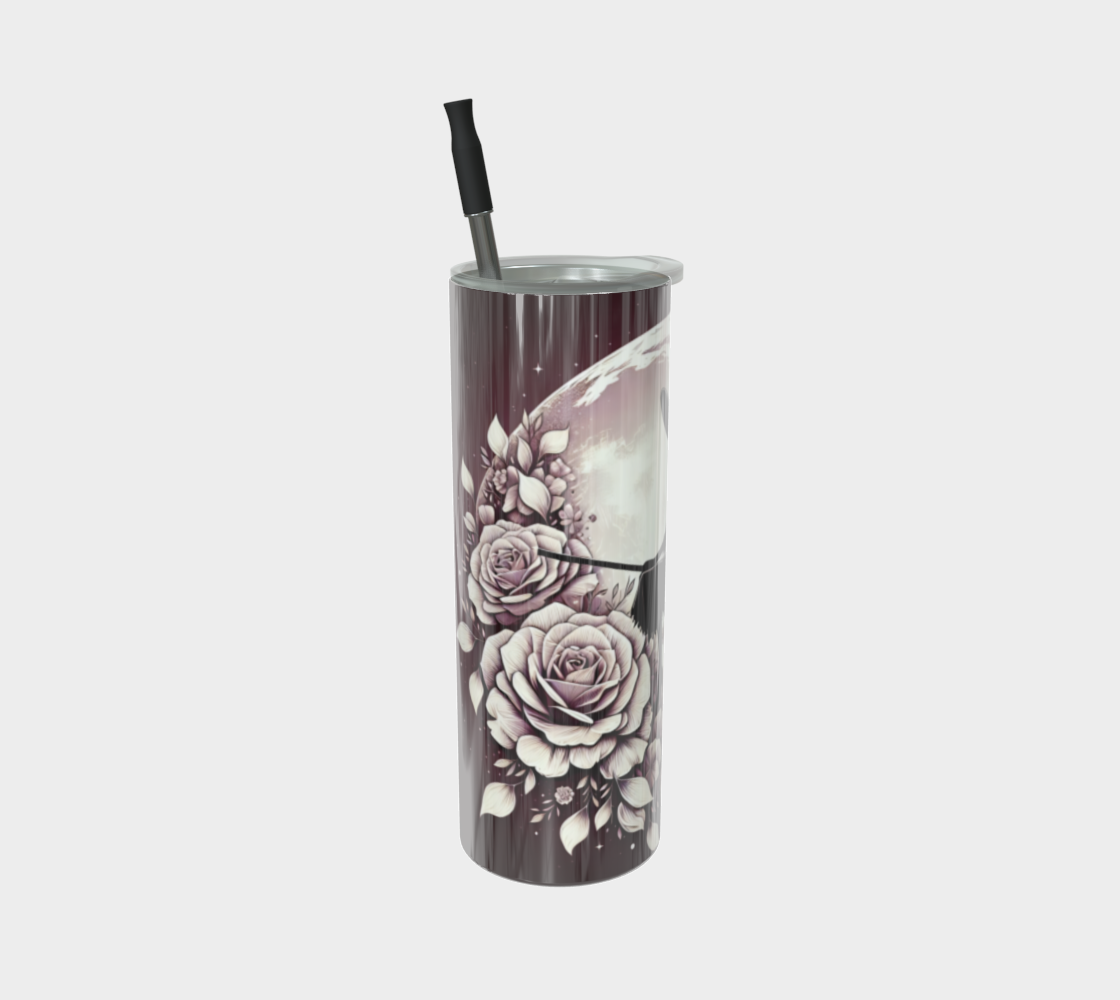 Flower Moon Witch Tumbler