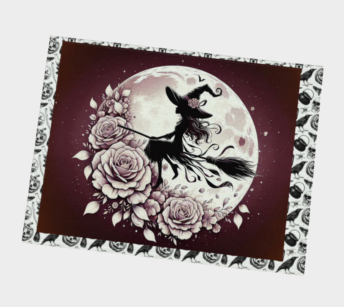 Flower Moon Witch Placemat