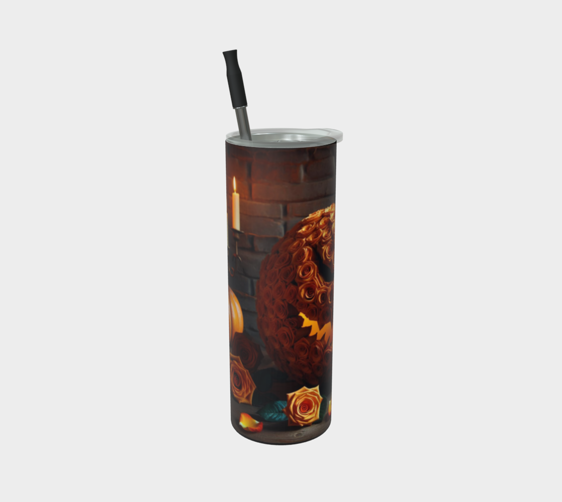 Rosy Pumpkin Tumbler