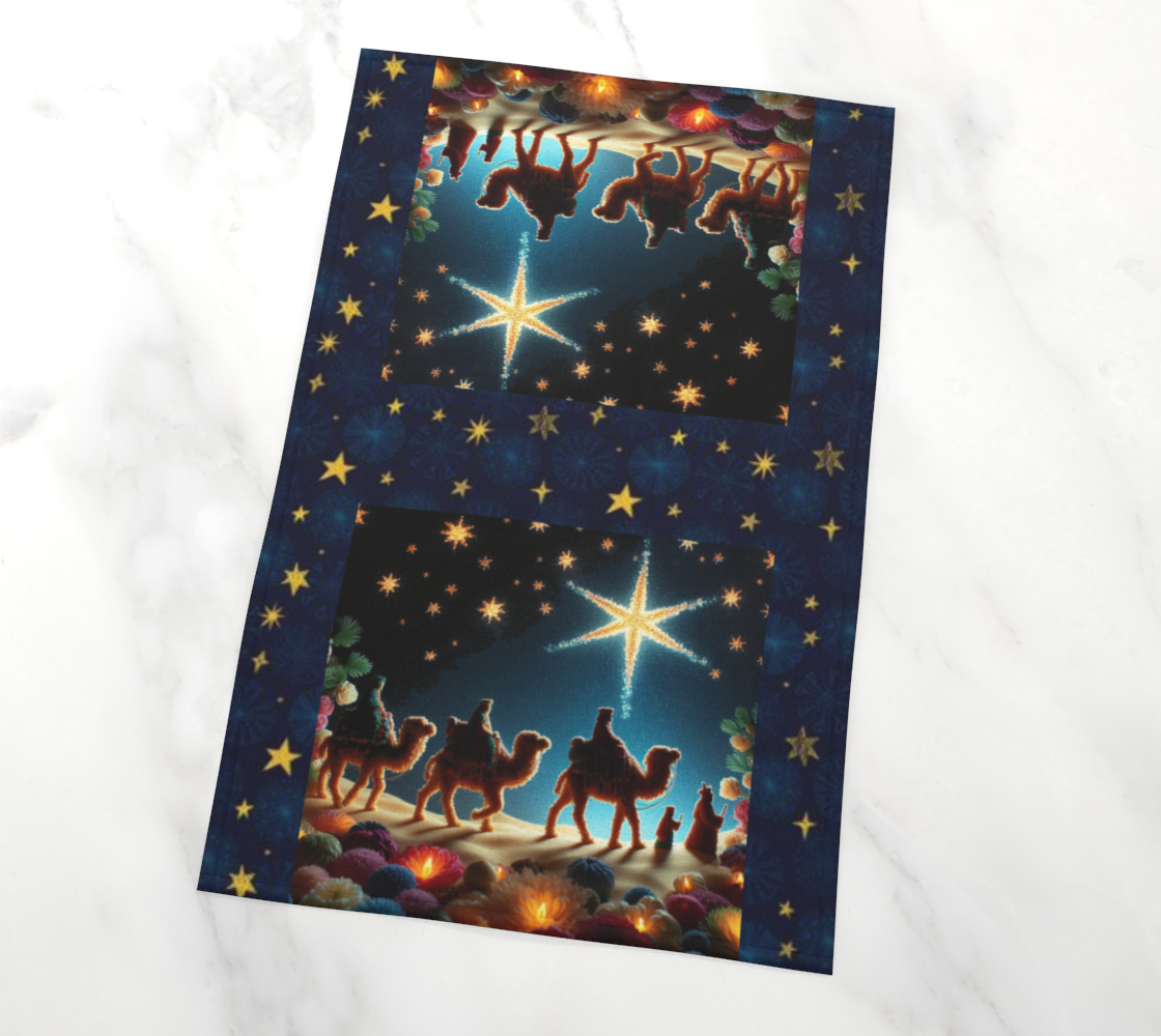 Magi Bouquet Tea towel